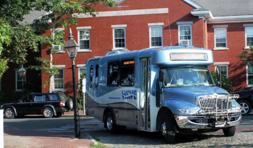 Additional shuttle service on Nantucket Regional Transit Authority buses like this one will be provided between the mid-island and downtown this summer.
