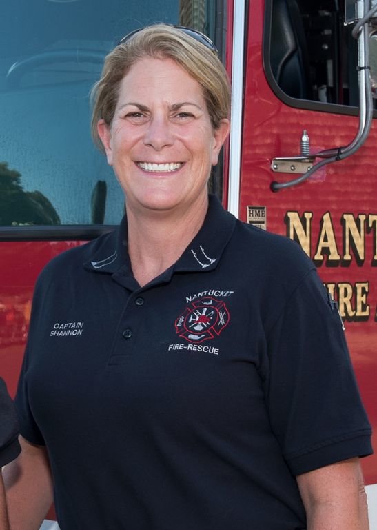 Retired Nantucket Fire Department Capt. Liz Shannon