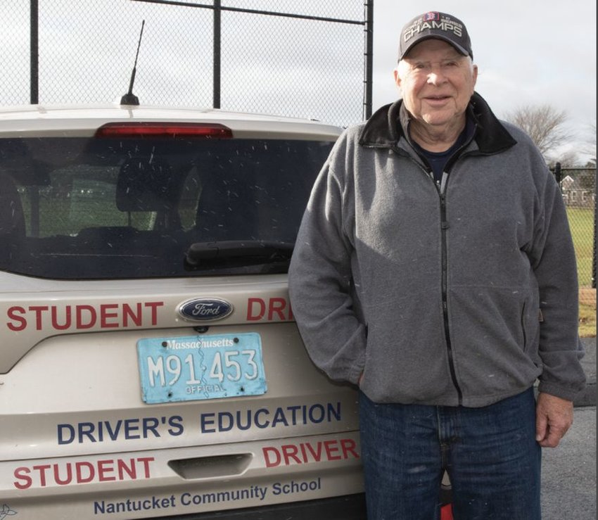 Denis Caron retired as a driver's education instructor last week after 33 years.