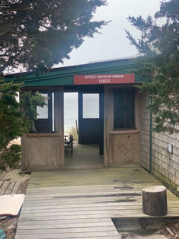 The ranger station at Bass Point on Coatue, which has been leased to the Nantucket Conservation Foundation since 1973, was donated to the organization last week by the Craig family.