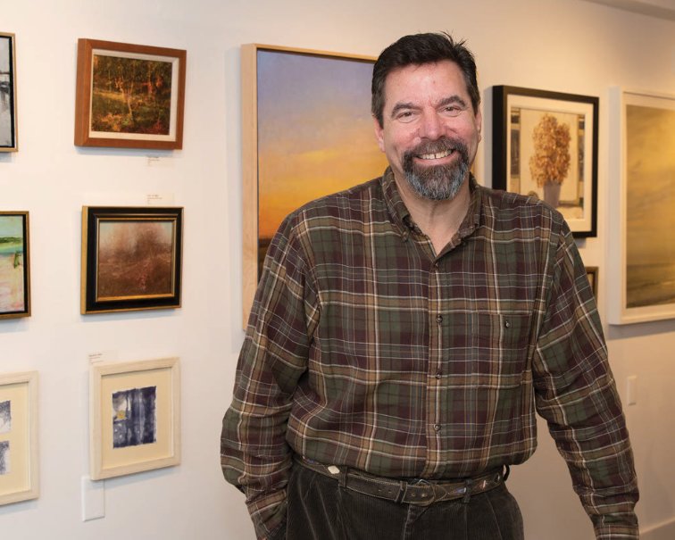 Peter Greenhalgh, gallery manager for the Artists Association of Nantucket.