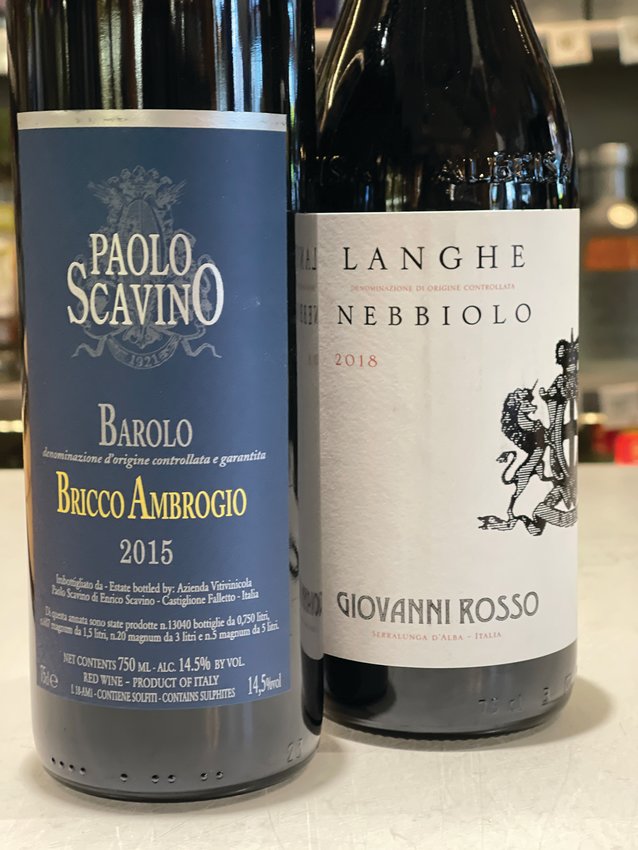 A pair of Nebbiolos from Italy