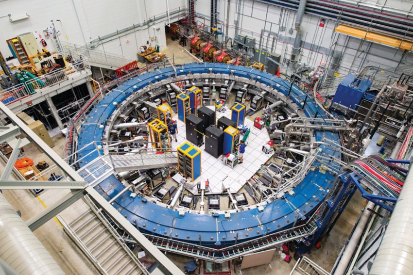 The 50-foot in diameter superconducting magnetic ring at the Fermi National Accelerator Laboratory near Chicago was the centerpiece of a recent experiment with muons, tiny particles that could inform our understanding of the universe.