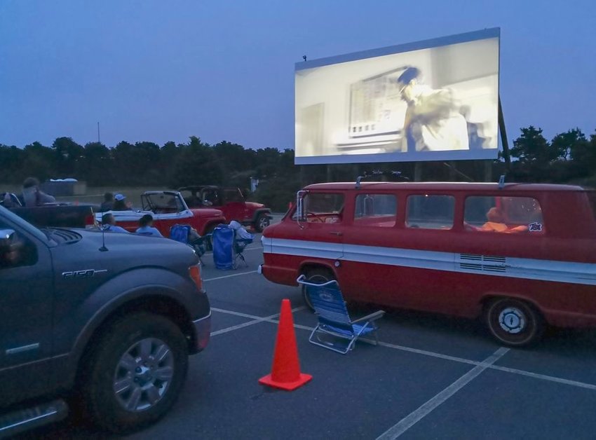 The Dreamland Drive-in on opening night last summer.