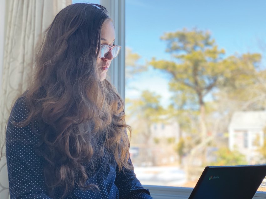 Nantucket High School rising sophomore Anna Popnikolova is one of five students whose original plays will be read by professional actors at White Heron Theatre Tuesday.