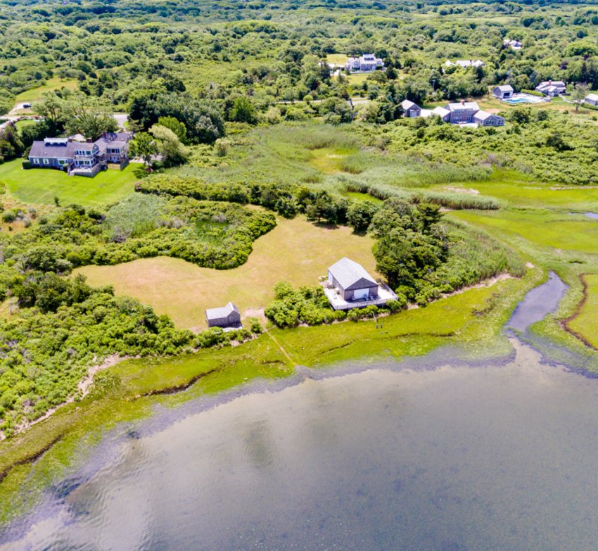 This 6.4-acre compound, tucked away off Polpis Road, is an exceptional offering that doesn&rsquo;t come around often on Nantucket.