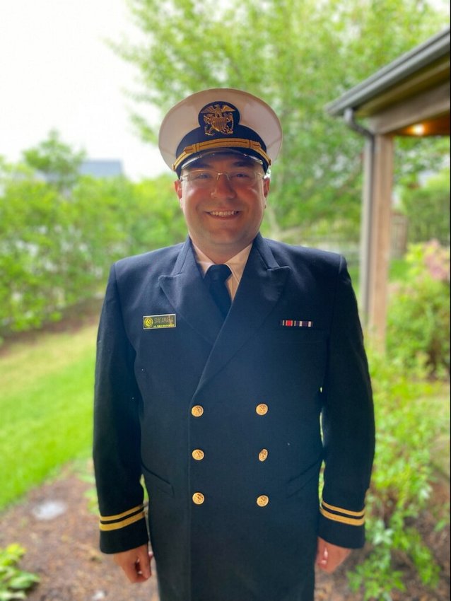 Nantucket Health Director Roberto Santamaria has been commissioned as a lieutenant junior grade in the U.S. Public Health Service Commissioned Corps.