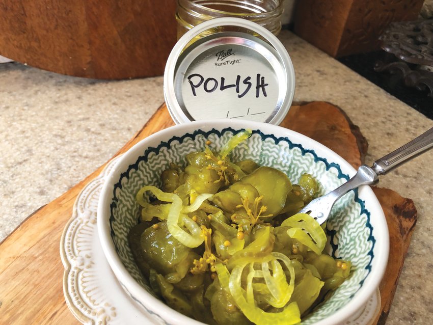 These Polish Bread and Butter Pickles rarely last long enough to require sealing and sterilizing the jars in which they&rsquo;re kept.