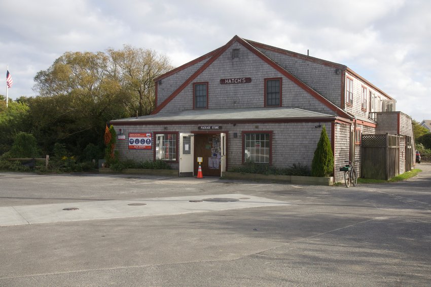 Hatch's package store and gas station