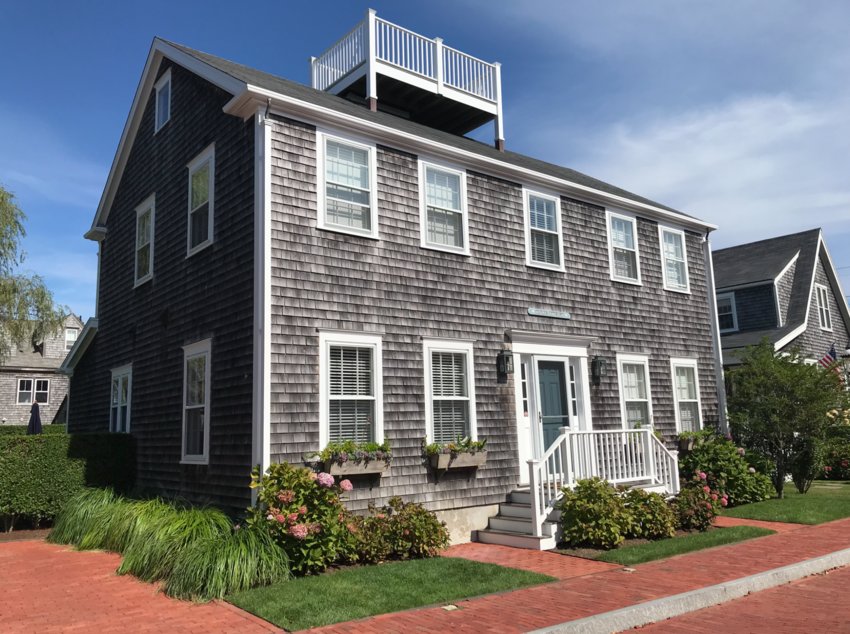 Located in the highly-sought-after Brant Point neighborhood on the outskirts of historic downtown Nantucket, this beautiful, newly-constructed four-bedroom, four-and-a-half-bathroom home is located on a private cul-de-sac.