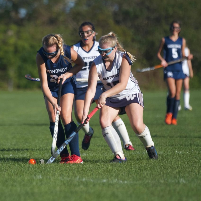 The Whalers in action against Monomoy earlier this season.