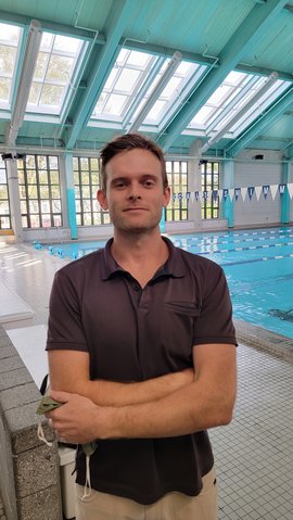 Ry Murphy, new aquatics director at the Nantucket Community School.