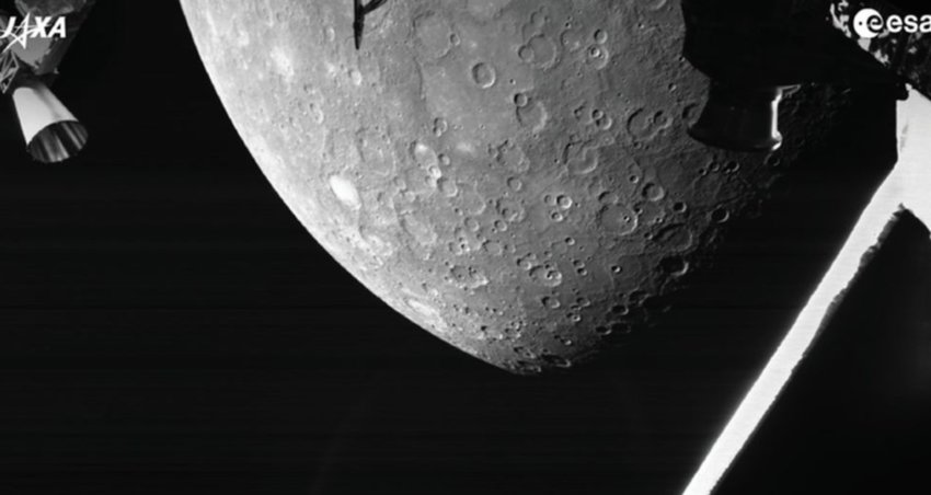 The first images of Mercury, the smallest planet in the solar system, from Europe&rsquo;s BepiColombo mission.