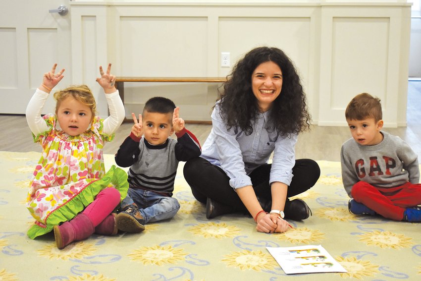 Zhaneta Avramova teaches 3- and 4-year-olds at Nantucket's Bulgarian school.