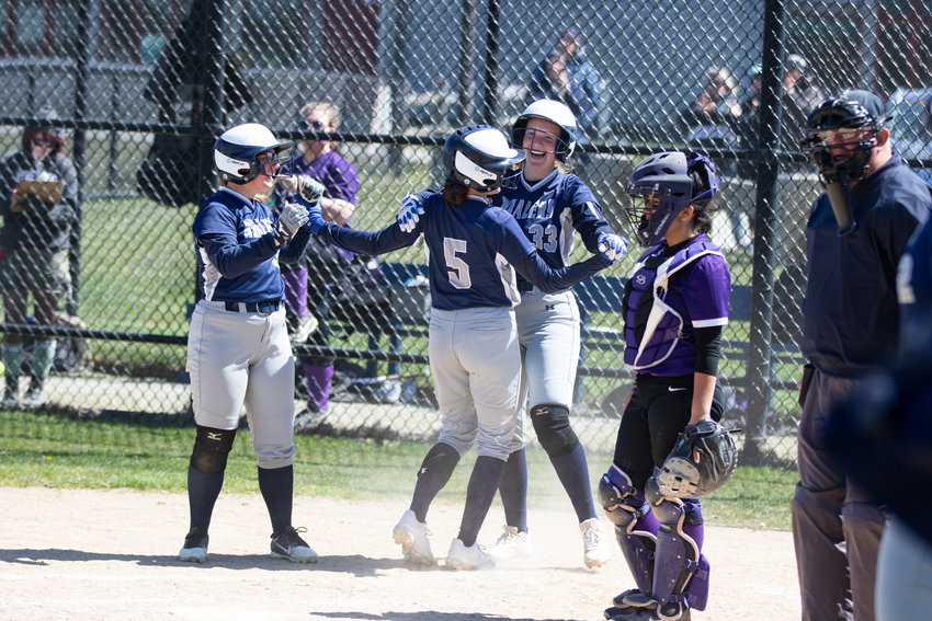 Raegen Perry had a grand slam, a triple and four walks, reaching base in every plate appearance in a 27-2 win over Martha's Vineyard.