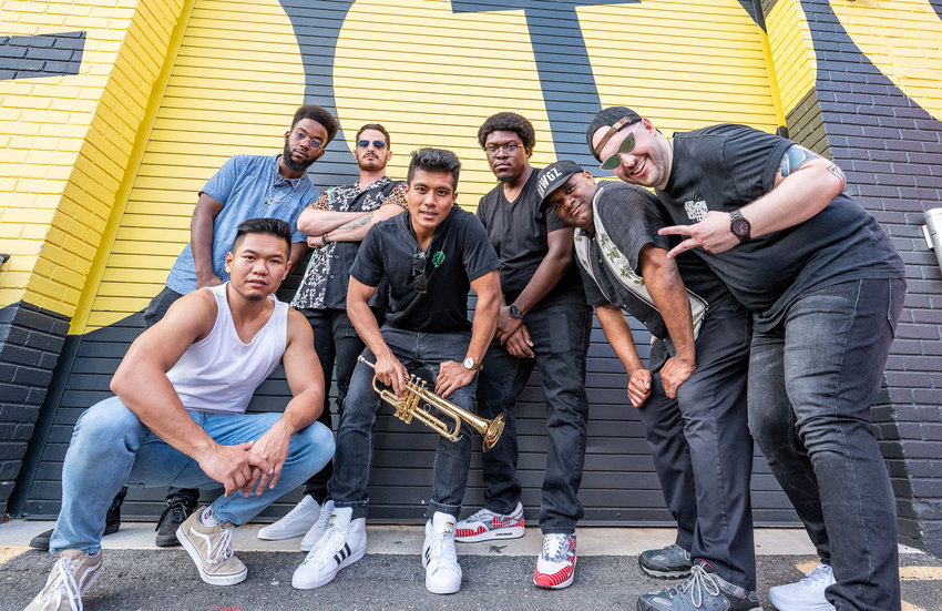 The Funky Dawgz Brass Band, whose members came together at the University of Connecticut, will play The Chicken Box next Thursday through Saturday.