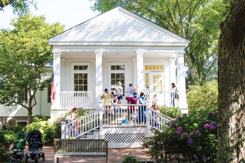 The Atheneum&rsquo;s Weezie Library for Children, built in 1996, will host a birthday celebration tomorrow in the library&rsquo;s garden.