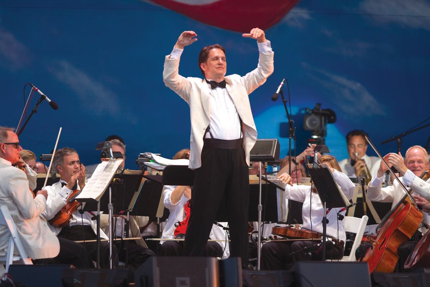 The Boston Pops Esplanade Orchestra, led by conductor Keith Lockhart, returns to Jetties Beach Saturday for the first time since 2019.