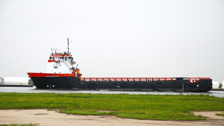 The Steamship Authority is purchasing two offshore service vessels, including the HOS Lode Star, above, from a Louisiana company to replace its freight boats M/V Katama and M/V Gay Head.