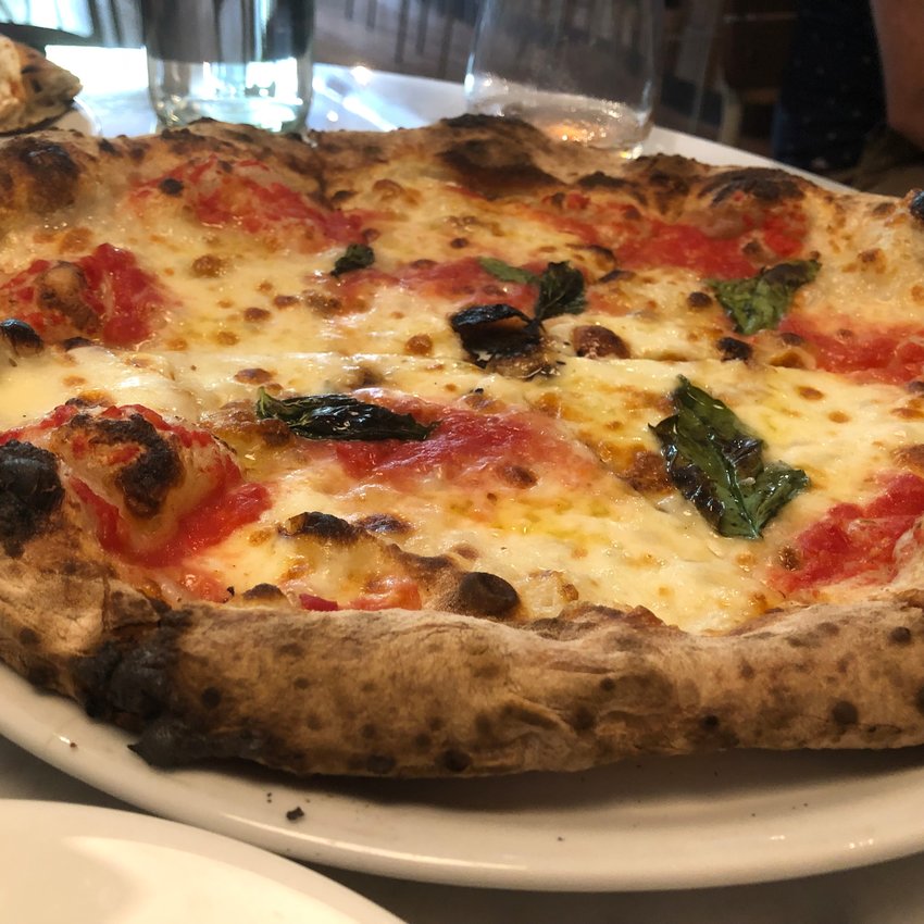 The Summer Margherita Pizza at Razza in Jersey City.