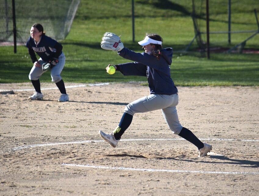 Olivia Scott finished with a season-high 18 strikeouts in Friday's 8-2 win over Rising Tide.