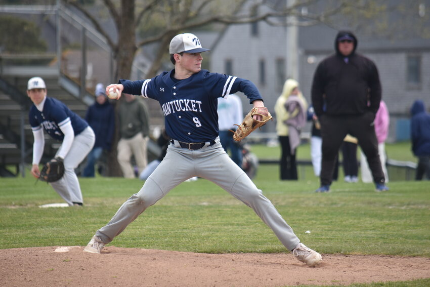 Gillis Cocker pitched all seven innings for the Whalers in Friday's 8-3 win at Rising Tide.