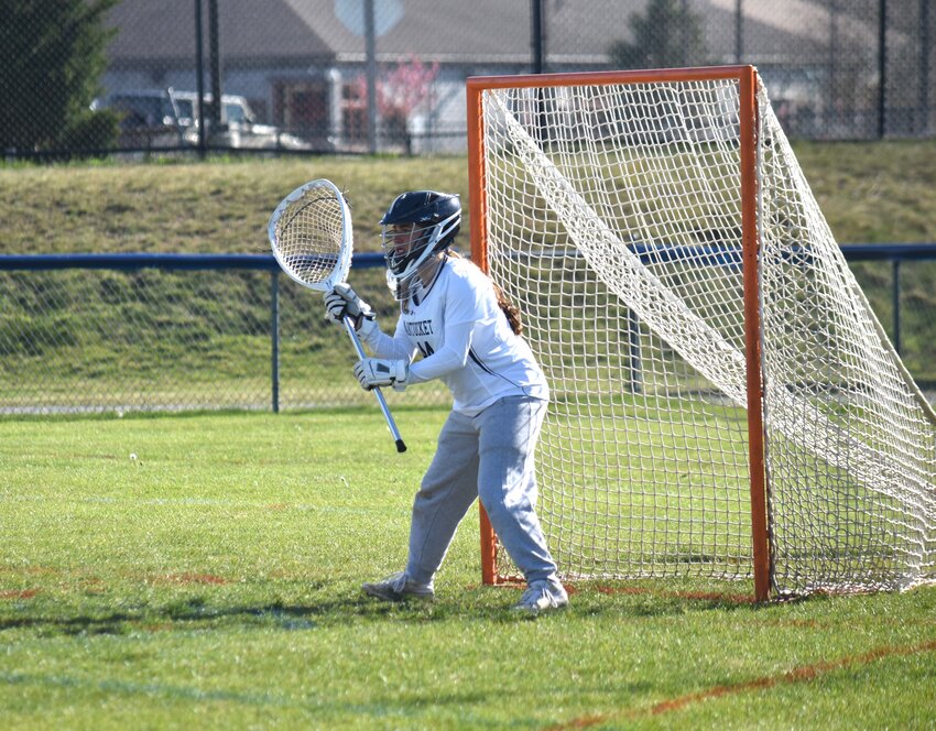 Claire Misurelli had six saves in Thursday's 16-12 win at Sandwich.