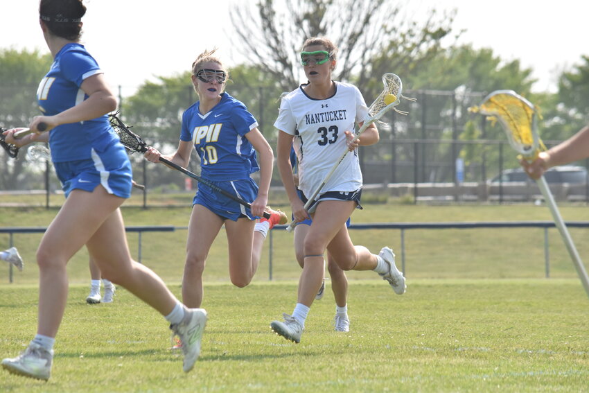 Maddie Lombardi scored once in Monday's 18-4 win against St. John Paul II.