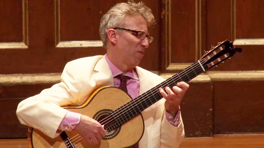 Classical guitarist Eliot Fisk will bring his charismatic repertoire to the Nantucket Musical Arts Society&rsquo;s summer concert series Tuesday at St. Paul&rsquo;s church.