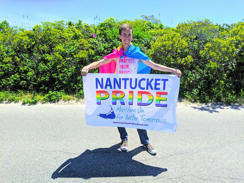 Sean Allen, a Pride leader on the island for several years, now leads the LGBTQ+ community group at the Nantucket Atheneum.