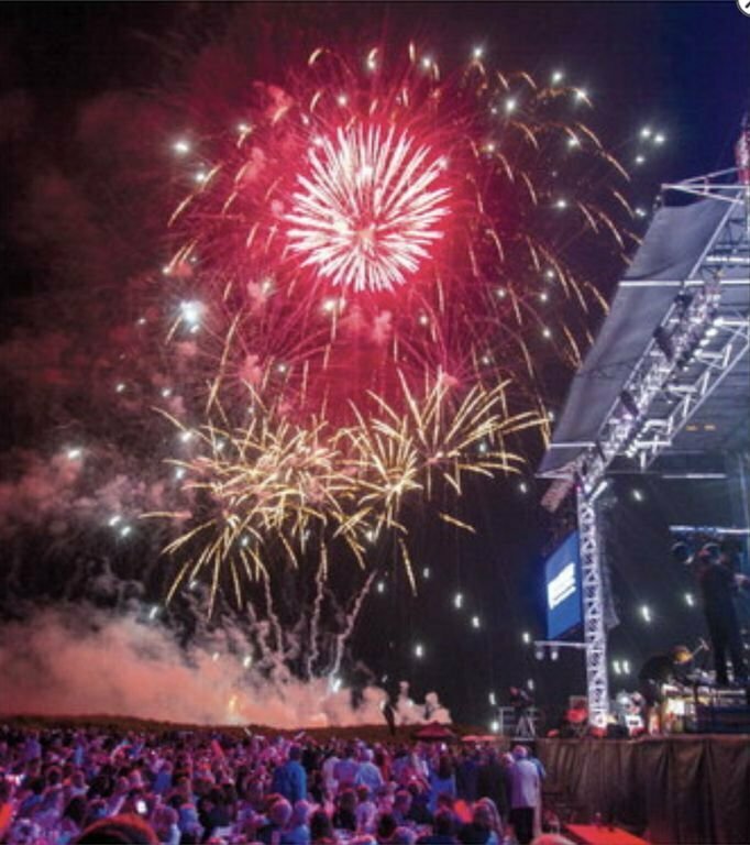 The fireworks will return to the Boston Pops concert on Jetties Beach Saturday to benefit Nantucket Cottage Hospital.