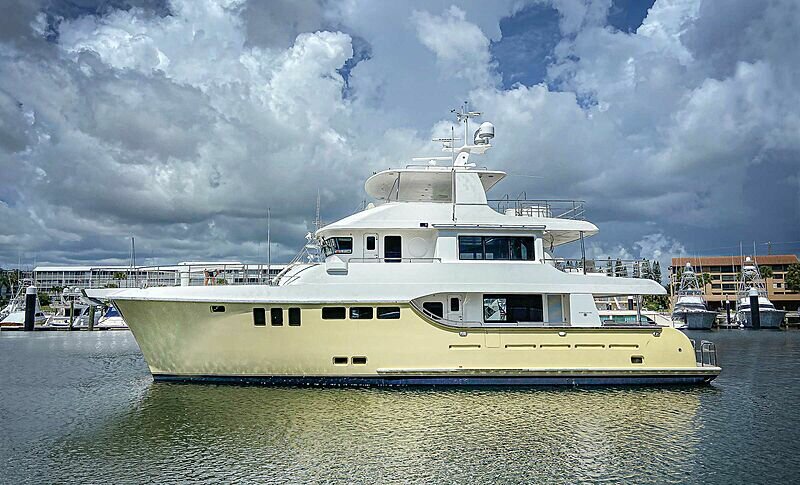 The 80-foot motor yacht Jess Conn.