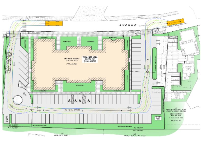 Developer Chris Fiumara has proposed a mixed-use housing and commercial complex off Sparks Avenue near the Stop &amp; Shop supermarket.