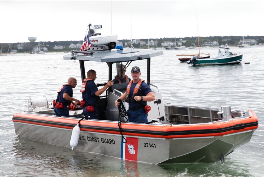 U.S. Coast Guard Station Brant Point recently received delivery of this 27-foot shallow water patrol boat.