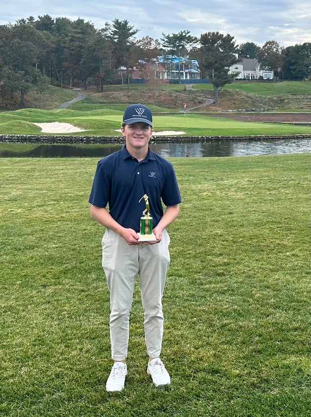 Pat Carroll finished third out of 45 golfers and the Whalers finished third out of 12 schools in Friday's Cape &amp; Islands High School Golf Championships at Willowbend Country Club in Mashpee.