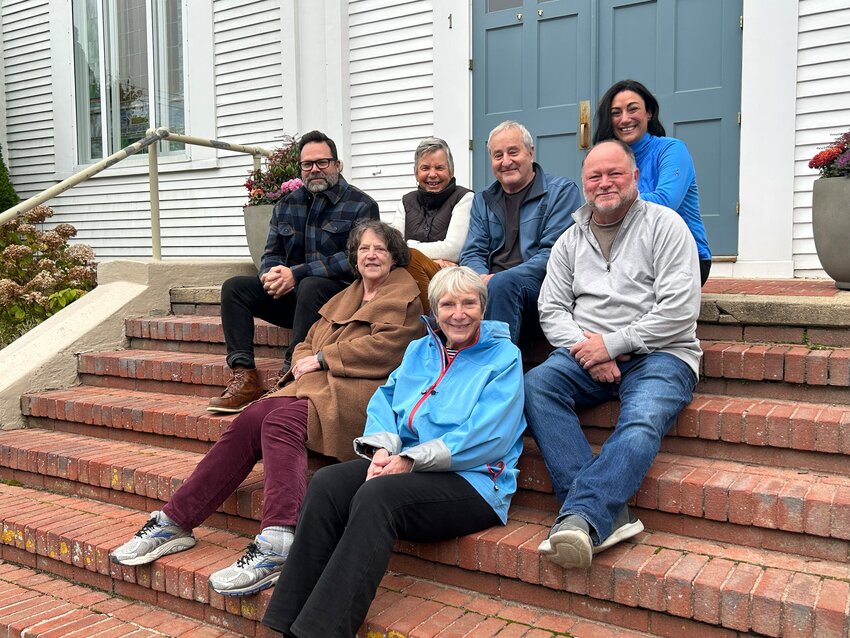 The Warming Place core group. Back row, from left: Summer Street Church Pastor Derek Worthington, Deb DuBois, Mark White, Zahra Zasza. Front row, from left: Carol Benchley, Ann Perkins, Peter MacKay. Not pictured: Vin DeBaggis, Elise Norton and Sue Mynttinen.
