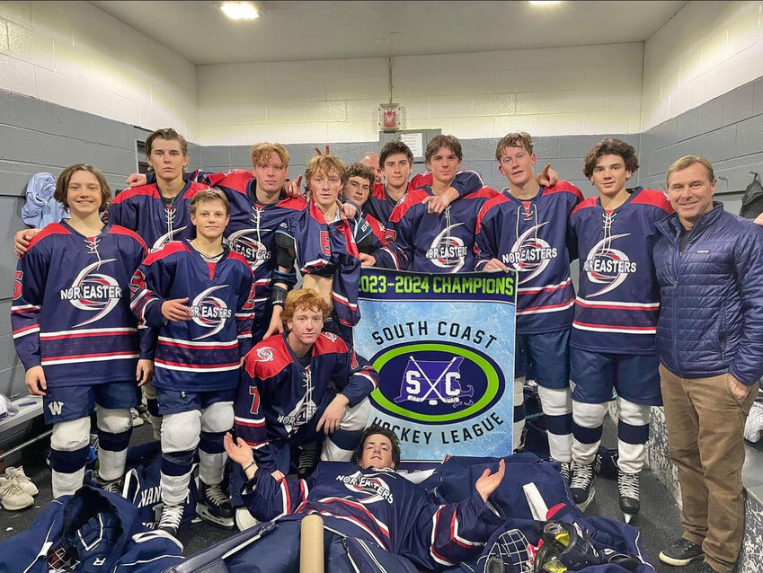 The Nantucket Nor'easters U18 team won the South Coast Hockey League U18 A championship Sunday.