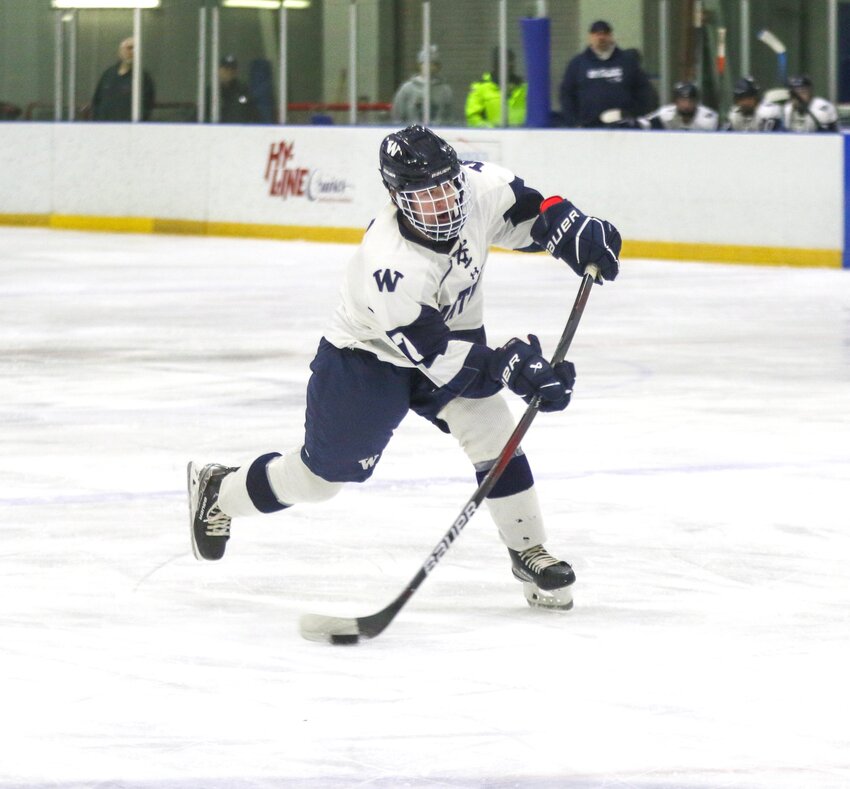 Colby O'Keefe scored four goals for the Whalers in Saturday's 8-2 win over Old Rochester.