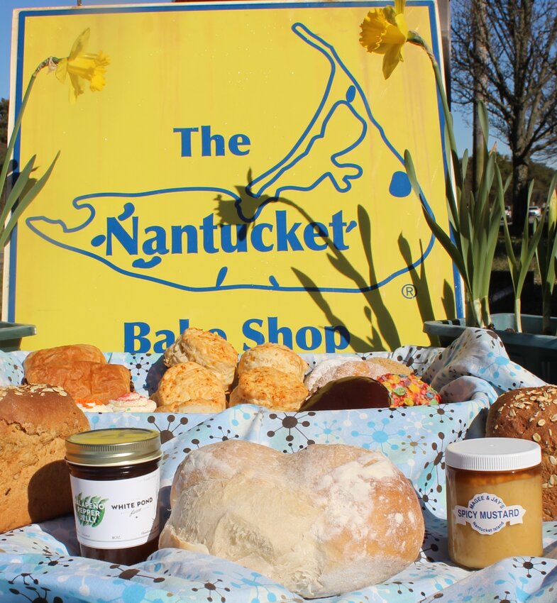 A selection of Nantucket Bake Shop's breads and pastries.