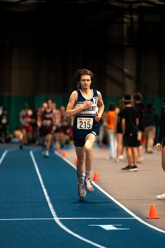Dorian Manov was one of the Whalers&rsquo; top runners this winter track season.