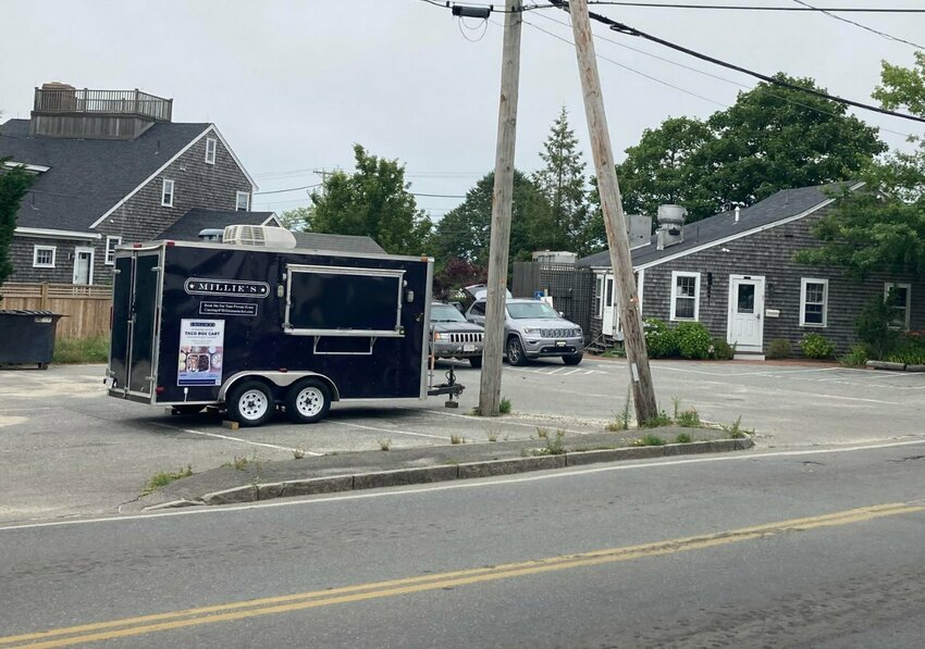 The Millie's taco trailer at the Milestone Rotary last summer. Millie's will be operating its latest location out of the building at right starting Memorial Day weekend.