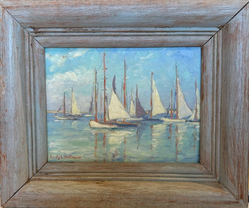 &quot;Sails,&quot; by Emily L. Hoffmeier, a founding member of the Artists Association of Nantucket.