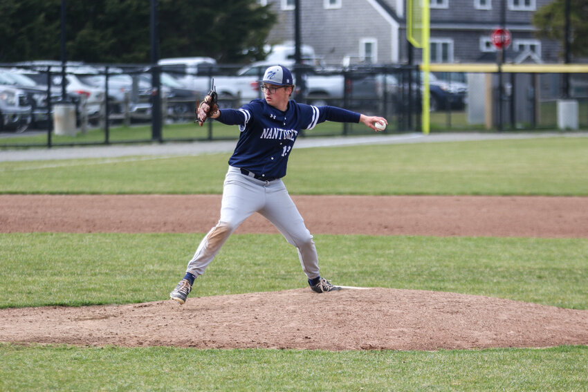Shea Dwyer earned the win on the mound for the Whalers last Wednesday, allowing one unearned run over seven innings in the 3-1 victory over Rising Tide.