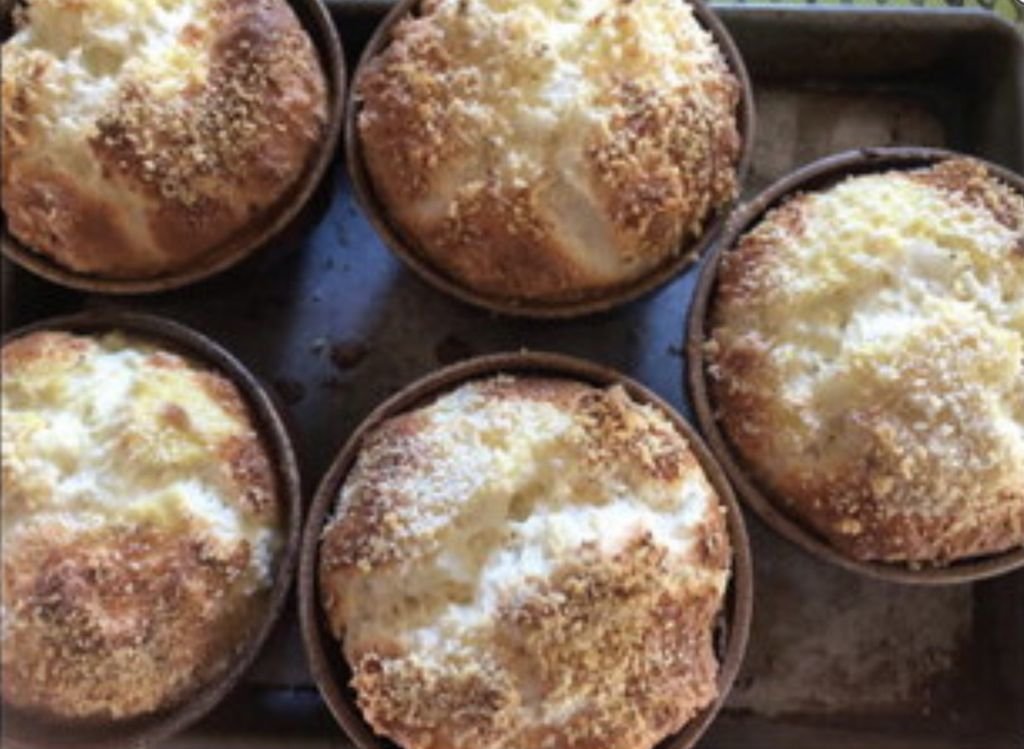 For the best table presentation, serve these individual cauliflower souffl&eacute;s directly out of the oven so they don't deflate.