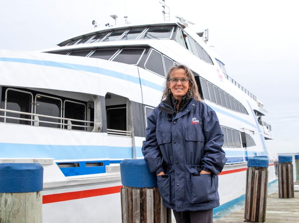 Liz Holland was a baker for most of her life, until she discovered she had a gluten allergy. Now she manages the Hy-Line's Nantucket ticket office.