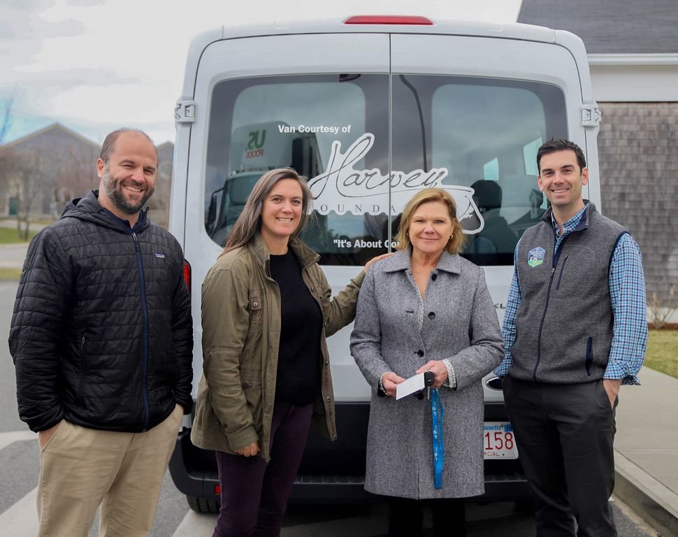 The Harvey Foundation's three-on-three basketball tournament last month raised $10,000 for the purchase of a new van for the Nantucket Boys &amp; Girls Club. The foundation donated the remaining money to complete the purchase.