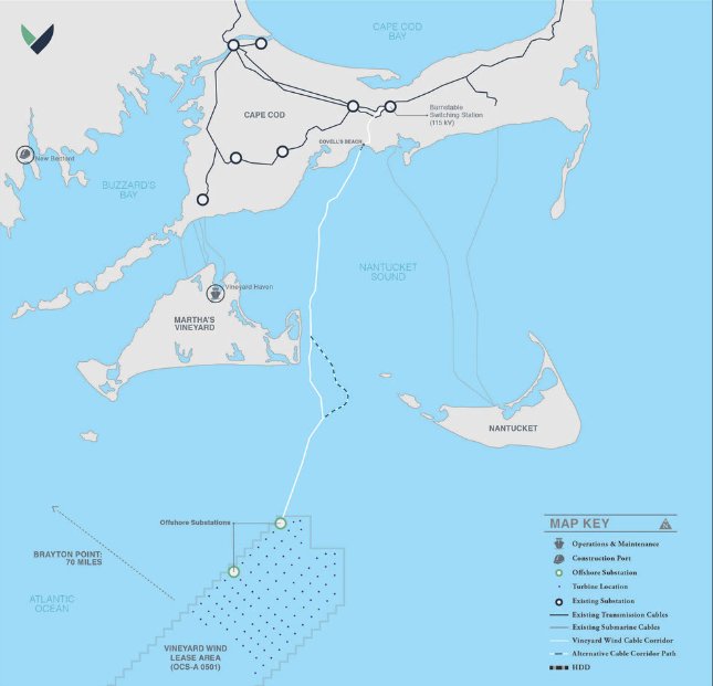 The federal government has determined the Vineyard Wind offshore energy project will have an adverse impact on the island's designation as a national historic landmark.