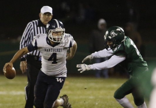 Nantucket fell 41-7 to Abington in the Div. 7 South finals Friday night.