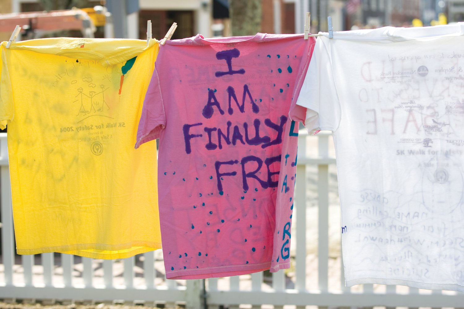 A Safe Place’s Clothesline Project, which will be held April 24 at the Atheneum, commemorates victims of domestic violence and sexual assault.