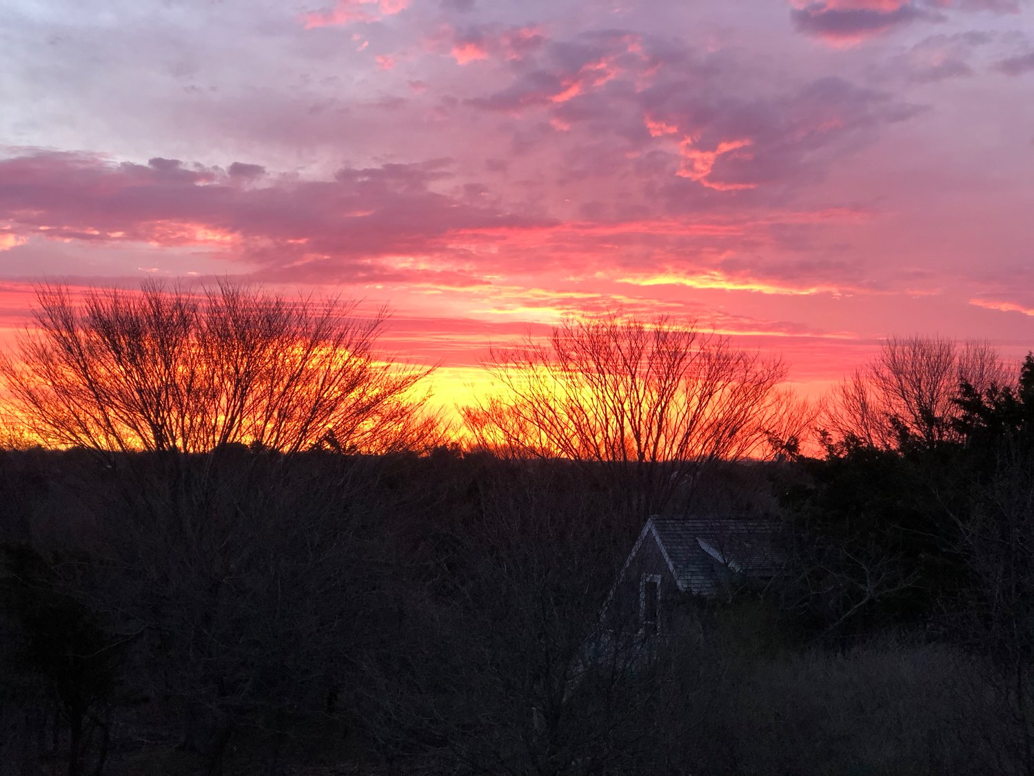 A Nantucket sunrise April 12.